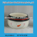 Attractive snowman design ceramic bowl in superior quality